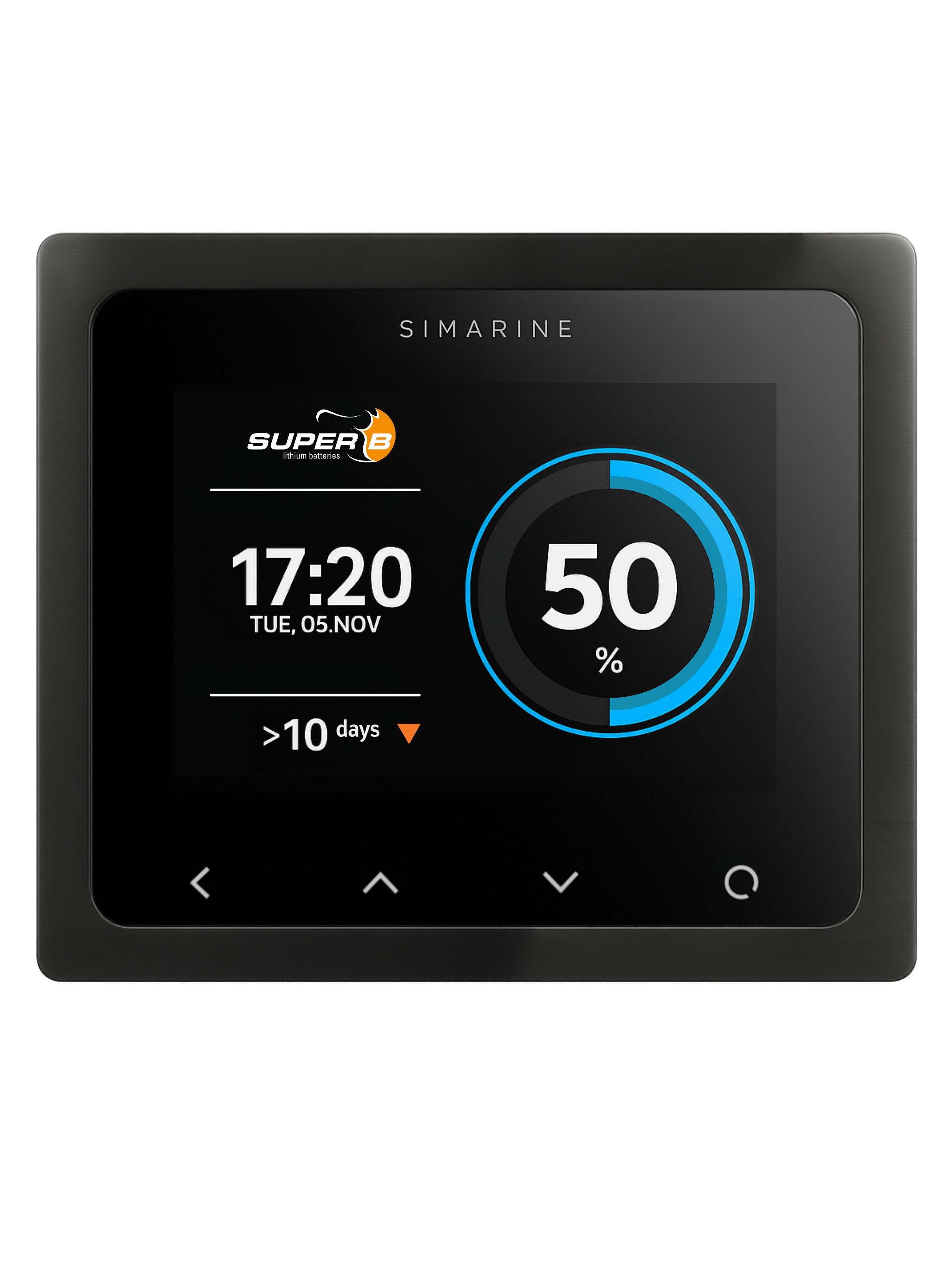 Simarine PICO × Super B – Smart Battery Monitor Display